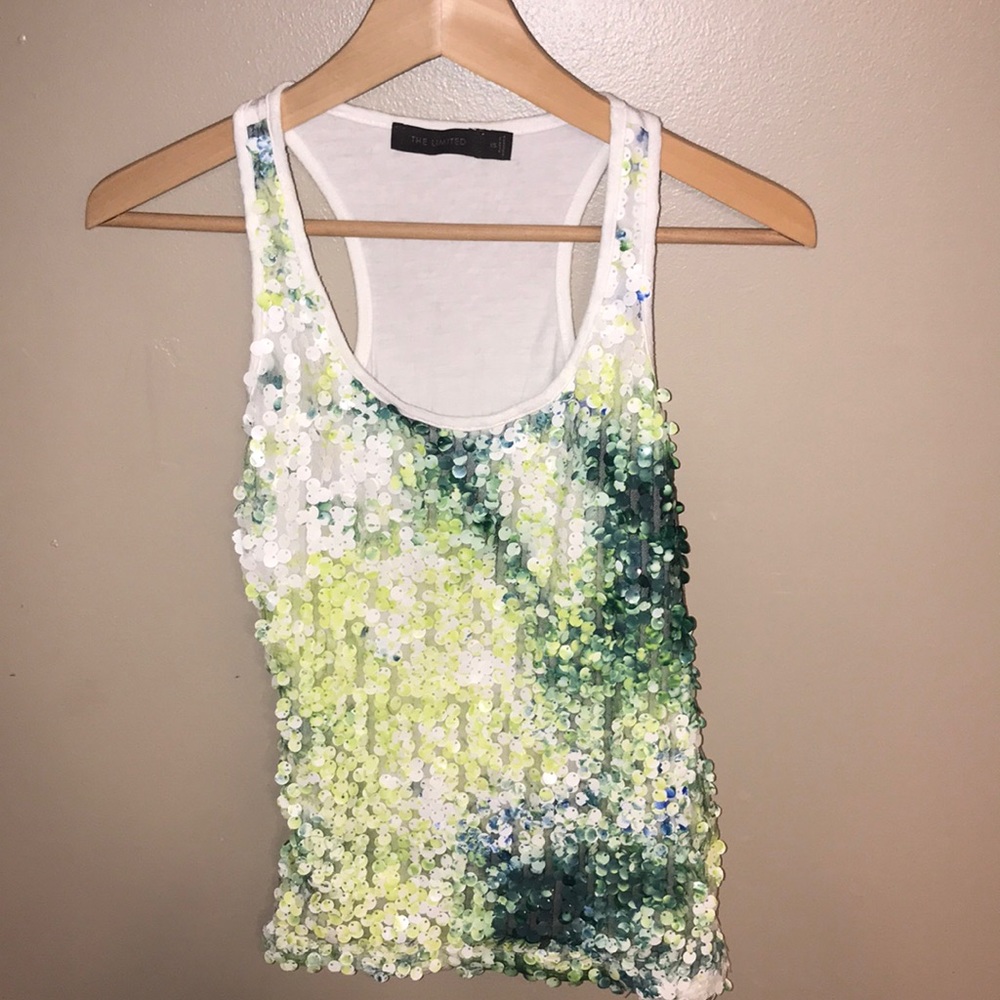 The Limited sequin tank top